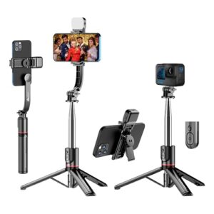 Tygot Bluetooth Extendable Selfie Sticks with Wireless Remote and Tripod Stand